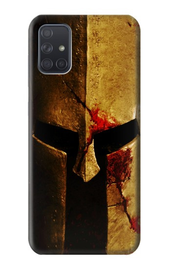 S2439 Guerrier spartiate Casque Etui Coque Housse pour Samsung Galaxy A71