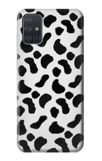 S2728 dalmatiens Texture Etui Coque Housse pour Samsung Galaxy A71