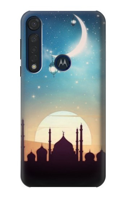 S3502 Coucher de soleil islamique Etui Coque Housse pour Motorola Moto G8 Plus