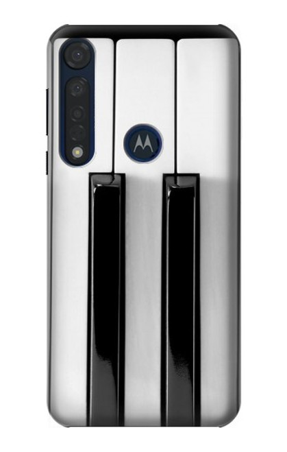 S3524 Clavier de piano Etui Coque Housse pour Motorola Moto G8 Plus