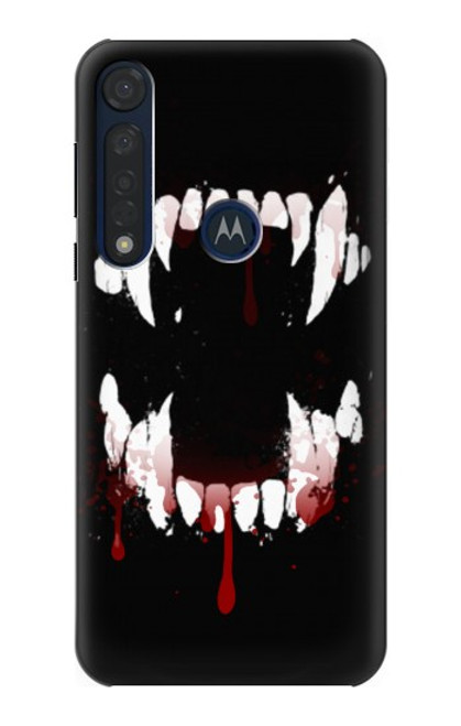 S3527 dents de vampire Etui Coque Housse pour Motorola Moto G8 Plus