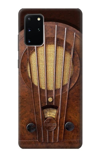 S2655 Deco Radio bakélite millésimé Etui Coque Housse pour Samsung Galaxy S20 Plus, Galaxy S20+