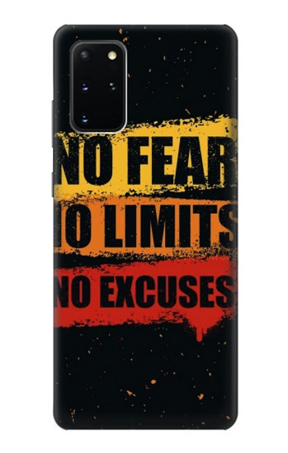 S3492 Sans Peur Limités D'excuses Etui Coque Housse pour Samsung Galaxy S20 Plus, Galaxy S20+