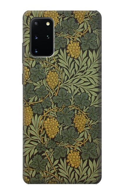 S3662 William Morris Vine Pattern Etui Coque Housse pour Samsung Galaxy S20 Plus, Galaxy S20+