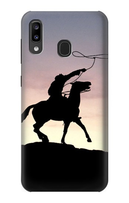 S0773 Cow-boy Etui Coque Housse pour Samsung Galaxy A20, Galaxy A30