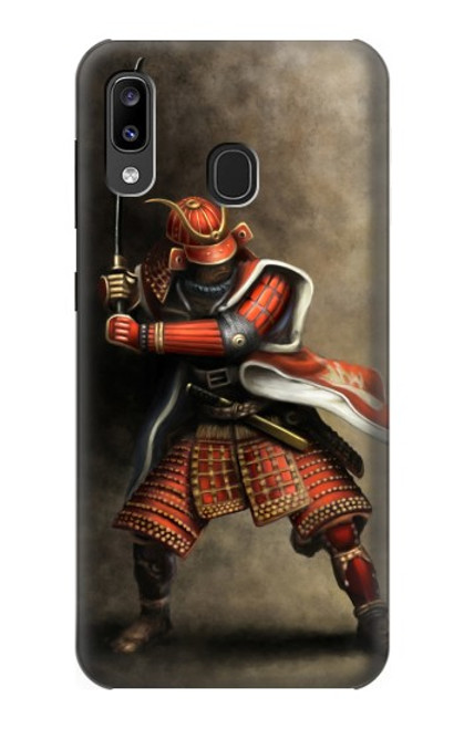 S0796 Japon Rouge Samurai Etui Coque Housse pour Samsung Galaxy A20, Galaxy A30