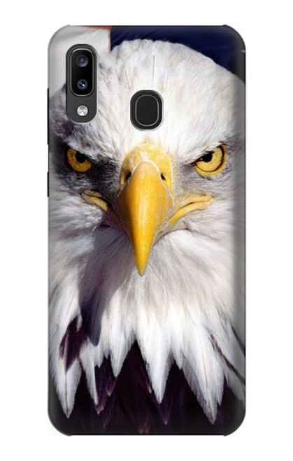 S0854 Aigle américain Etui Coque Housse pour Samsung Galaxy A20, Galaxy A30