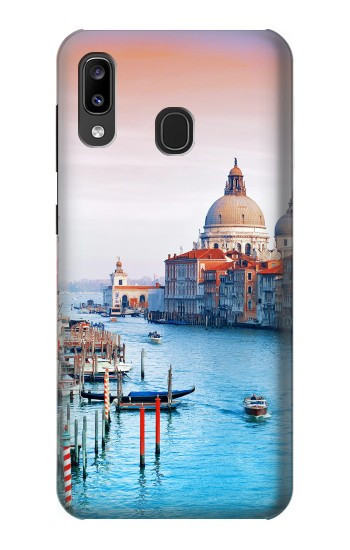 S0982 Beauté de Venise Italie Etui Coque Housse pour Samsung Galaxy A20, Galaxy A30
