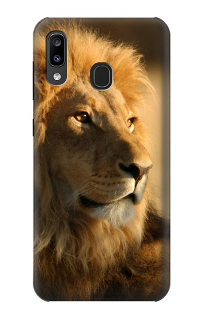 S1046 Le Roi Lion de la forêt Etui Coque Housse pour Samsung Galaxy A20, Galaxy A30