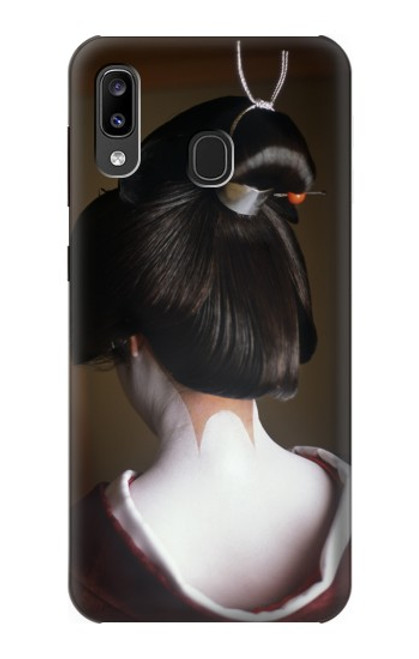 S1337 Japon Geisha Etui Coque Housse pour Samsung Galaxy A20, Galaxy A30