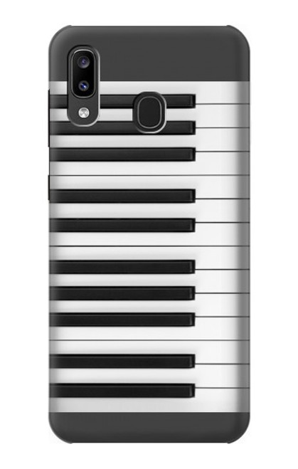 S2082 Un Octave Piano Etui Coque Housse pour Samsung Galaxy A20, Galaxy A30