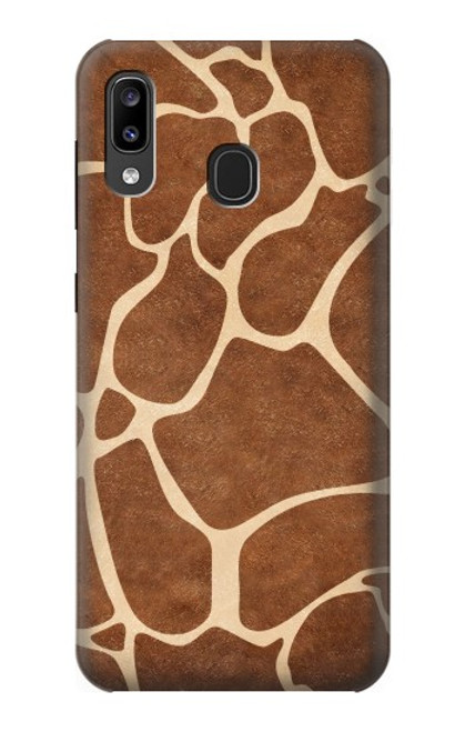S2326 girafe Peau Etui Coque Housse pour Samsung Galaxy A20, Galaxy A30