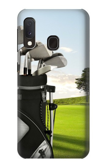 S0067 Le golf Etui Coque Housse pour Samsung Galaxy A20e