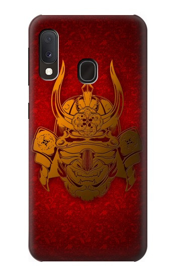 S0820 Casque Masque Samurai Etui Coque Housse pour Samsung Galaxy A20e