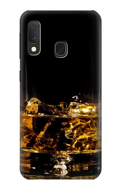 S2742 Verre de glace Whisky Etui Coque Housse pour Samsung Galaxy A20e