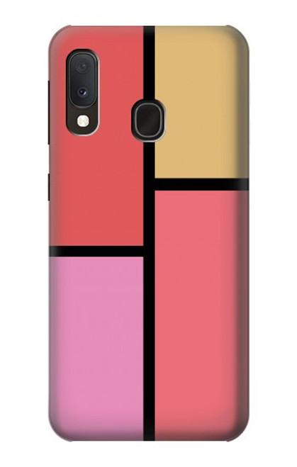 S2795 Palette de joues couleur Etui Coque Housse pour Samsung Galaxy A20e