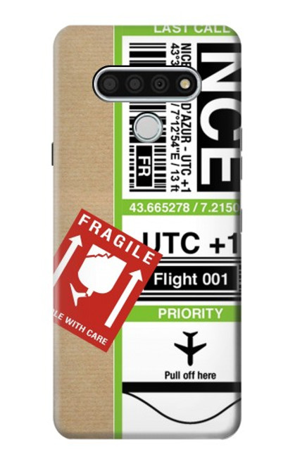 S3543 Art Tag bagages Etui Coque Housse pour LG Stylo 6