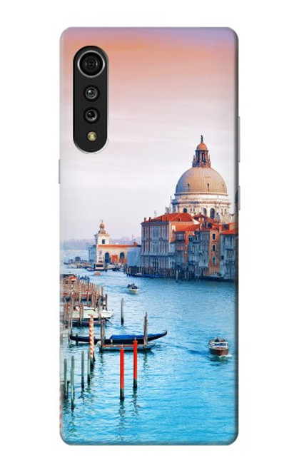 S0982 Beauté de Venise Italie Etui Coque Housse pour LG Velvet