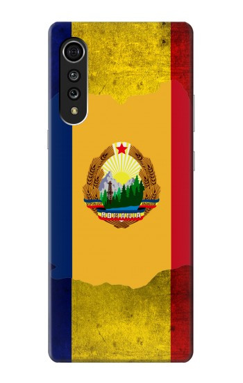 S3021 Roumanie Drapeau Etui Coque Housse pour LG Velvet