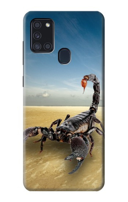 S0150 Scorpion du désert Etui Coque Housse pour Samsung Galaxy A21s