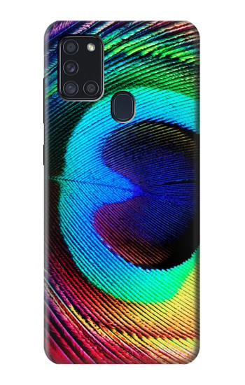 S0511 Paon Etui Coque Housse pour Samsung Galaxy A21s
