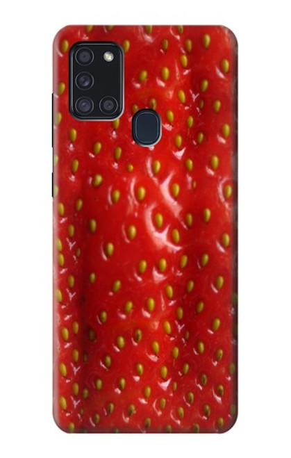 S2225 fraise Etui Coque Housse pour Samsung Galaxy A21s
