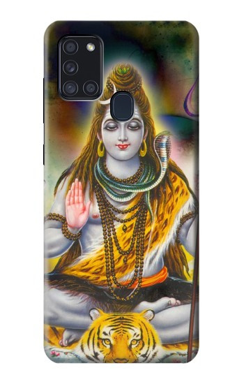 S2287 Seigneur Shiva dieu hindou Etui Coque Housse pour Samsung Galaxy A21s