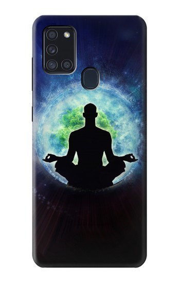 S2527 Yoga La nature Univers Etui Coque Housse pour Samsung Galaxy A21s