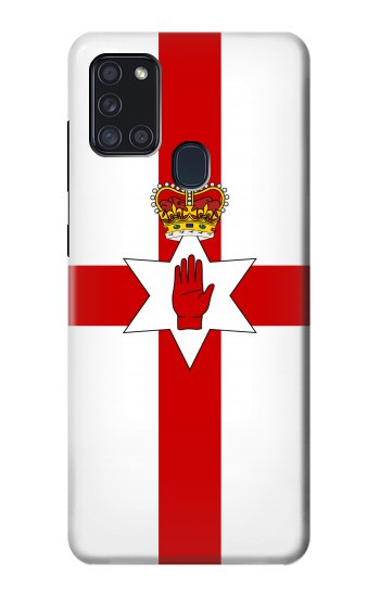 S3089 Drapeau de l'Irlande du Nord Etui Coque Housse pour Samsung Galaxy A21s