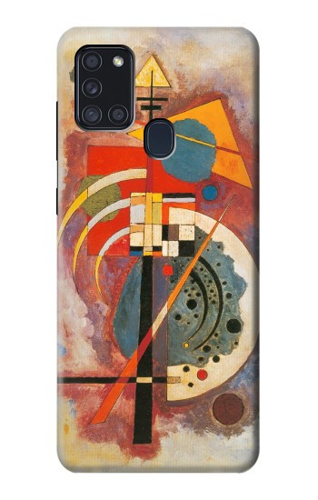 S3337 Wassily Kandinsky Hommage a Grohmann Etui Coque Housse pour Samsung Galaxy A21s
