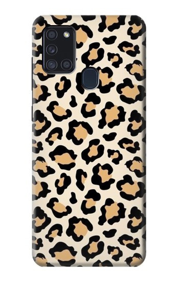 S3374 Motif mode continu Léopard Etui Coque Housse pour Samsung Galaxy A21s