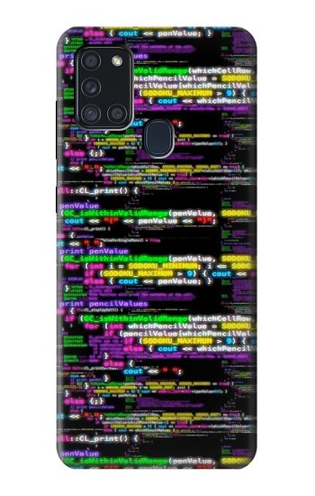 S3420 codage Programmeur Etui Coque Housse pour Samsung Galaxy A21s