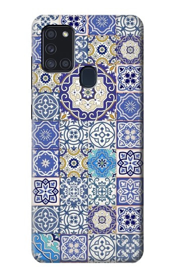 S3537 Motif marocain Mosaïque Etui Coque Housse pour Samsung Galaxy A21s