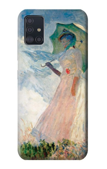 S0998 Claude Monet Femme avec un parasol Etui Coque Housse pour Samsung Galaxy A51 5G