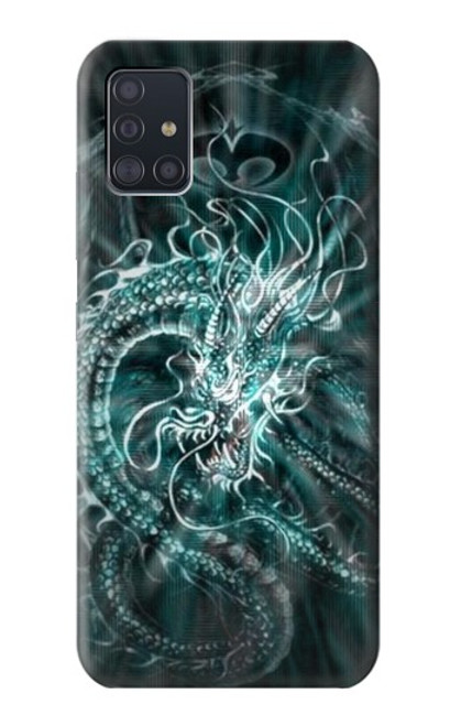 S1006 Numérique dragon chinois Etui Coque Housse pour Samsung Galaxy A51 5G