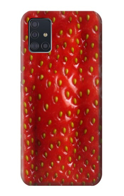 S2225 fraise Etui Coque Housse pour Samsung Galaxy A51 5G