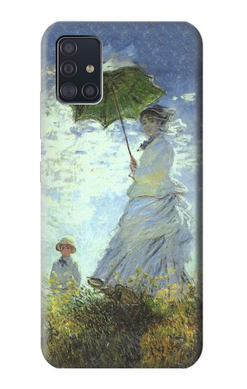 S2415 Claude Monet Femme avec un parasol Etui Coque Housse pour Samsung Galaxy A51 5G