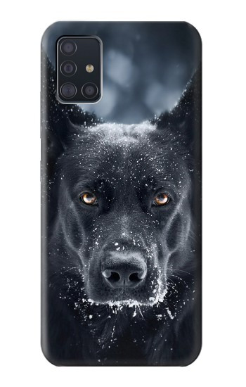 S3168 Berger Allemand Chien Noir Etui Coque Housse pour Samsung Galaxy A51 5G