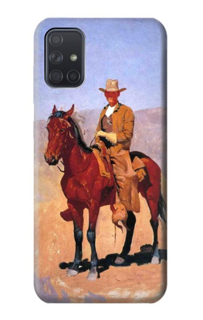 S0772 Cowboy occidental Etui Coque Housse pour Samsung Galaxy A71 5G