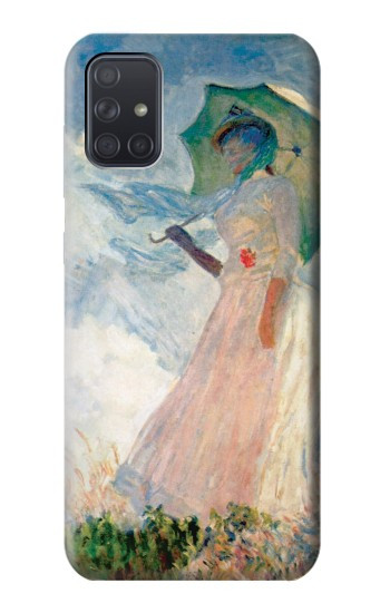 S0998 Claude Monet Femme avec un parasol Etui Coque Housse pour Samsung Galaxy A71 5G