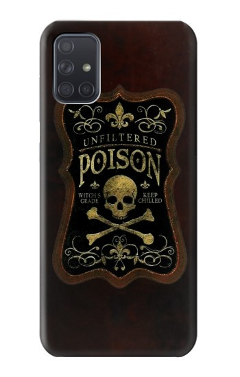 S2649 Poison sans filtre Bouteille en verre Millésime Etui Coque Housse pour Samsung Galaxy A71 5G