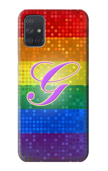 S2899 Arc en ciel LGBT Gay Pride Drapeau Etui Coque Housse pour Samsung Galaxy A71 5G