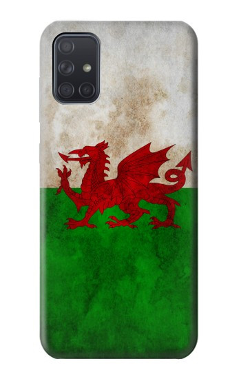 S2976 Pays de Galles Football Football Drapeau Etui Coque Housse pour Samsung Galaxy A71 5G