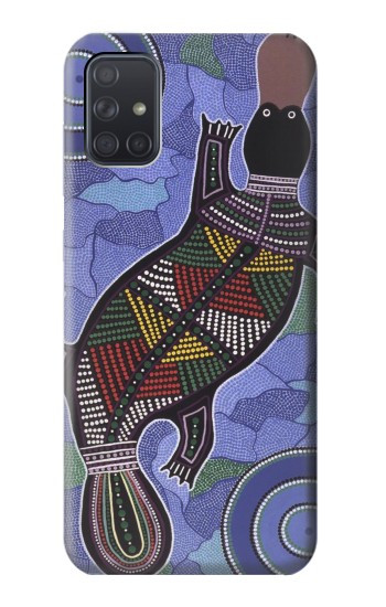 S3387 Platypus Art aborigène d'Australie Etui Coque Housse pour Samsung Galaxy A71 5G