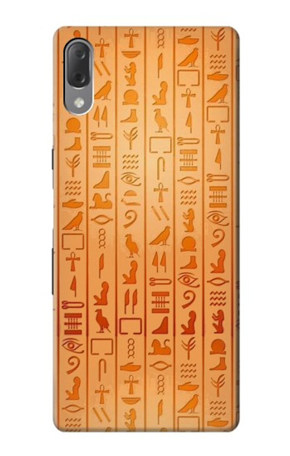 S3440 Hiéroglyphes égyptiens Etui Coque Housse pour Sony Xperia L3