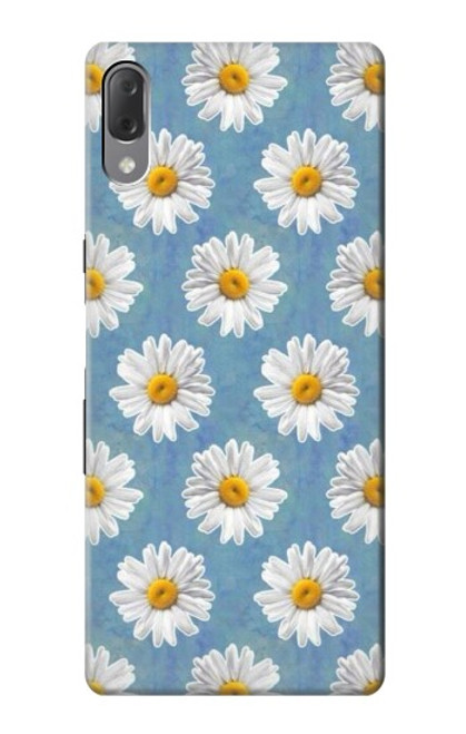 S3454 Marguerite Florale Etui Coque Housse pour Sony Xperia L3