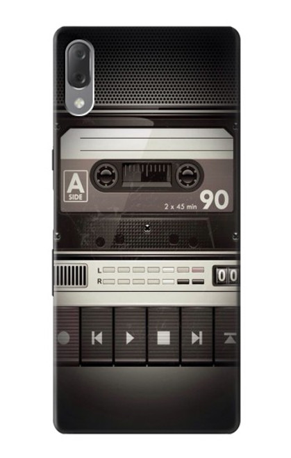 S3501 Lecteur cassette millésimé Etui Coque Housse pour Sony Xperia L3