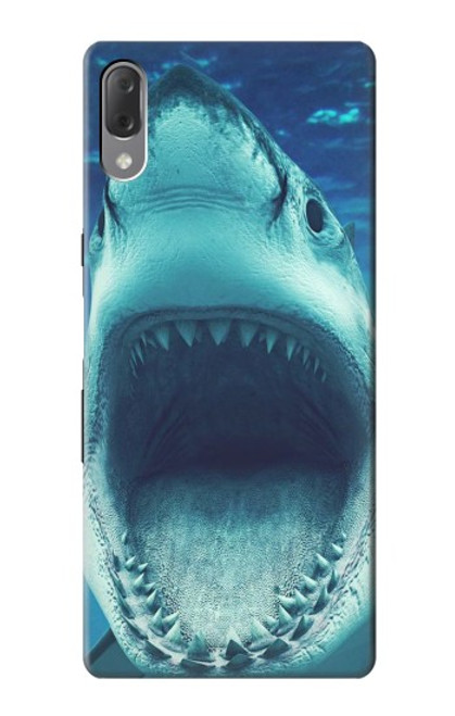 S3548 Requin-tigre Etui Coque Housse pour Sony Xperia L3