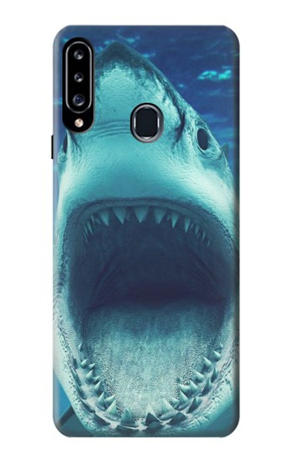 S3548 Requin-tigre Etui Coque Housse pour Samsung Galaxy A20s