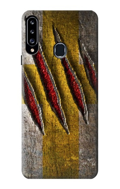 S3603 Entaille de Wolverine griffe de Etui Coque Housse pour Samsung Galaxy A20s